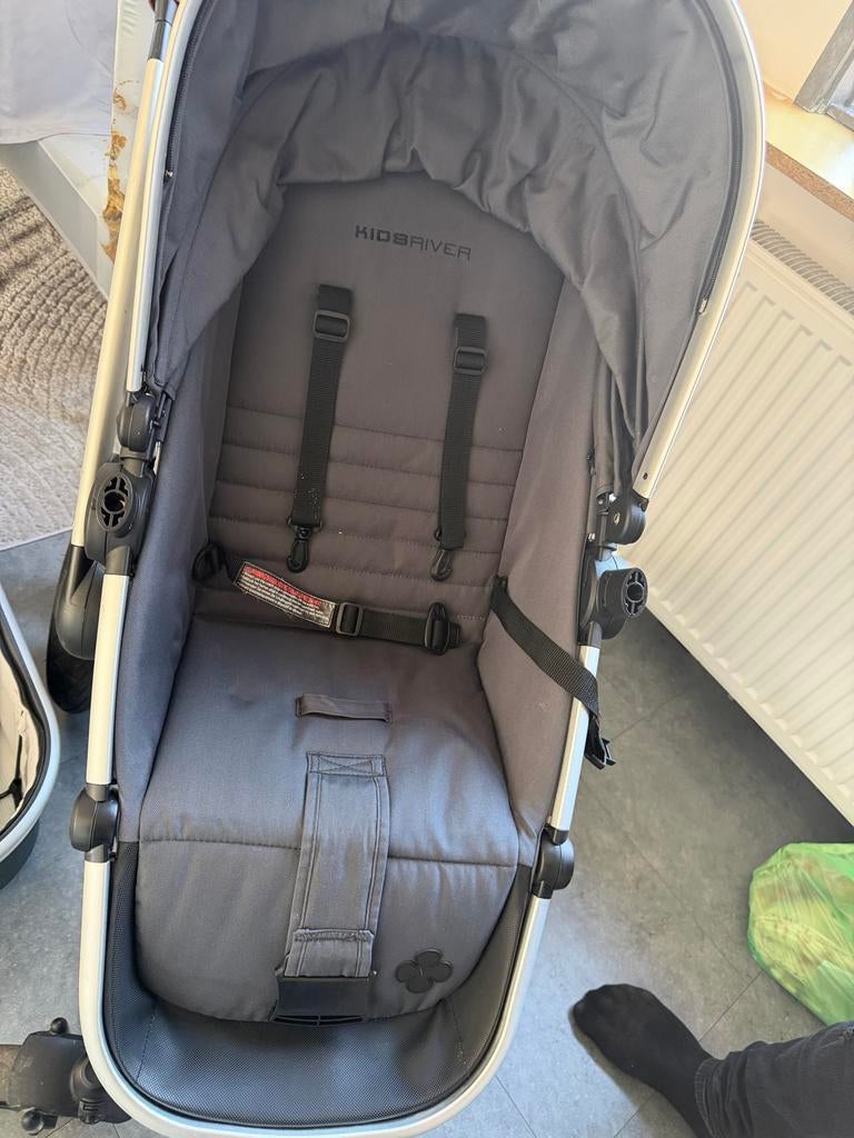 Kinderwagen met reiswieg en 3-delige set, Kinderen en Baby's, Kinderwagens en Combinaties, Gebruikt, Combiwagen, Met reiswieg