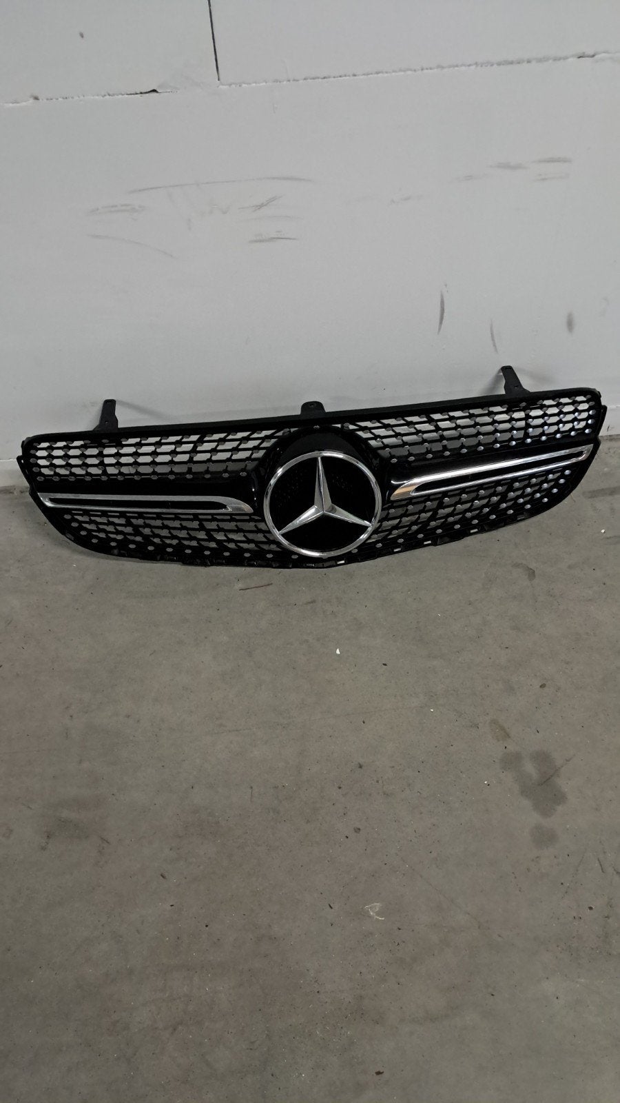 Voorgrille Mercedes GLC (tot 2022) - Zwart met Ster, Ophalen, Nieuw, Voor, Mercedes-Benz