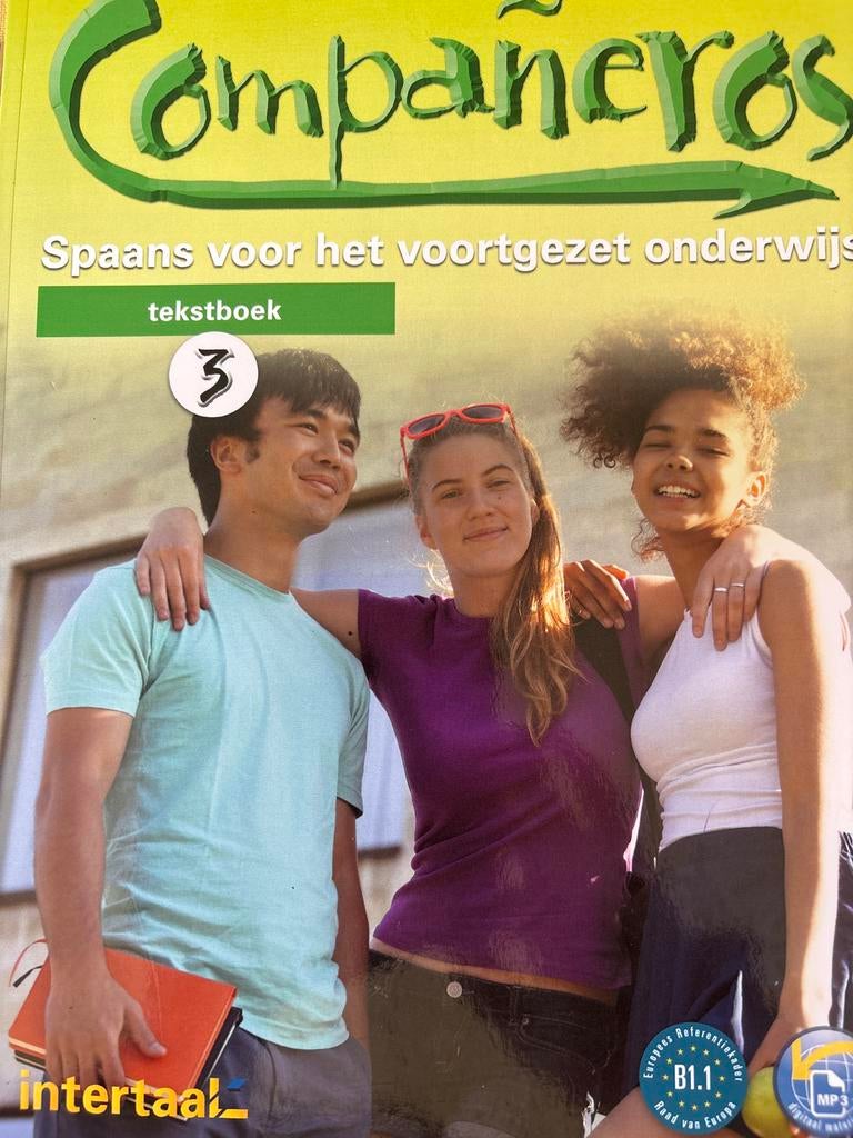 Compañeros Spaans tekstboek 3 - Voortgezet onderwijs, Ophalen of Verzenden, Nieuw in verpakking