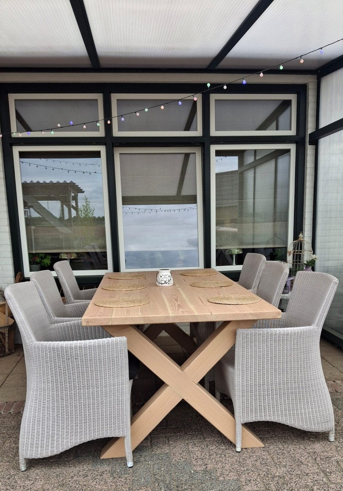 tuintafels op maat gemaakt, Eettafel, 6 zitplaatsen, Nieuw, Ophalen of Verzenden