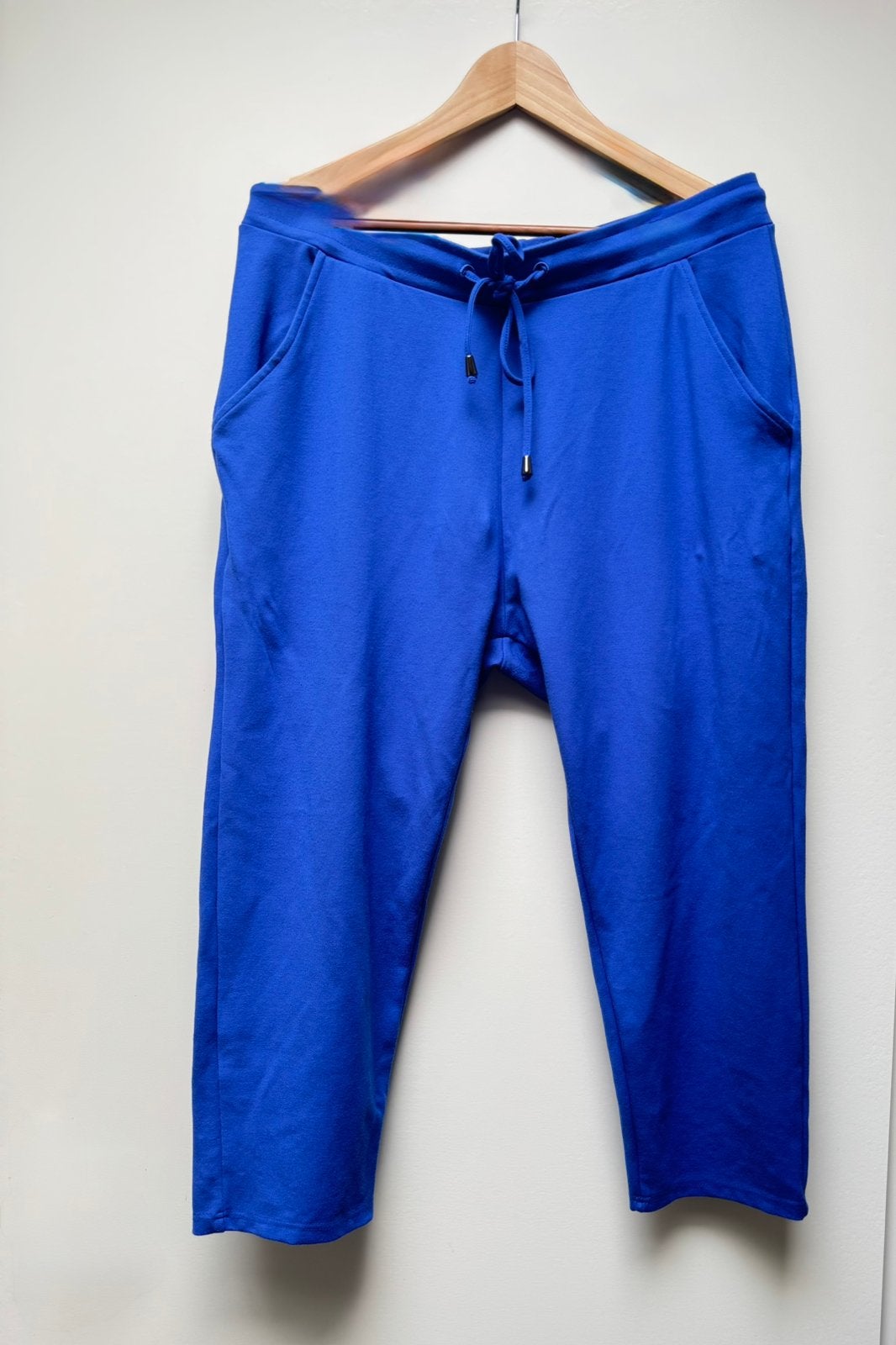 Norah jogger kobaltblauw mt 46 Tanja korte lengtemaat, Blauw, Maat 46/48 (XL) of groter, Ophalen of Verzenden, Zo goed als nieuw