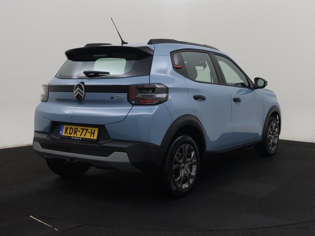 Citroen Ë-C3 Business 113pk 44 kWh Led/Nav/Comfort.Stoelen/, Dealer onderhouden, Stof, Gebruikt, Blauw