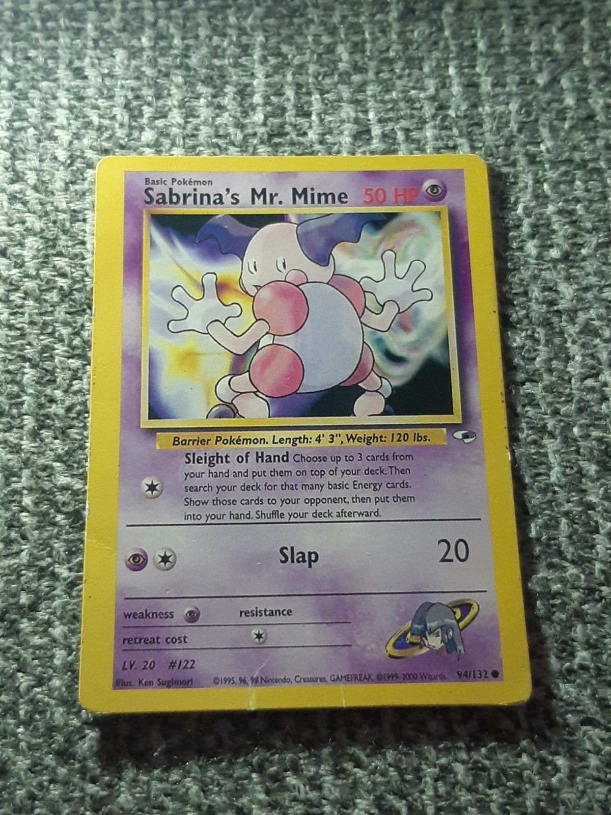 Sabrina's Mr. Mime 50 HP Pokémon Kaart - 94/132, Verzenden