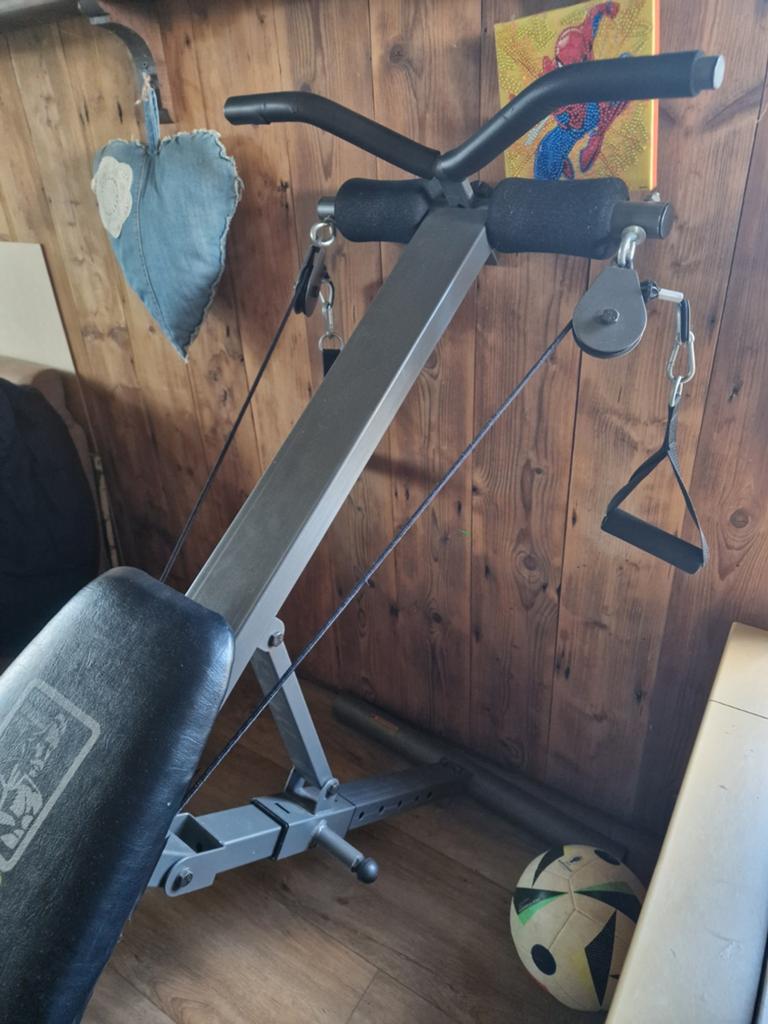 Weider Body Works Pro Krachtstation - Fitnessapparaat, Benen, Gebruikt, Krachtstation, Ophalen of Verzenden