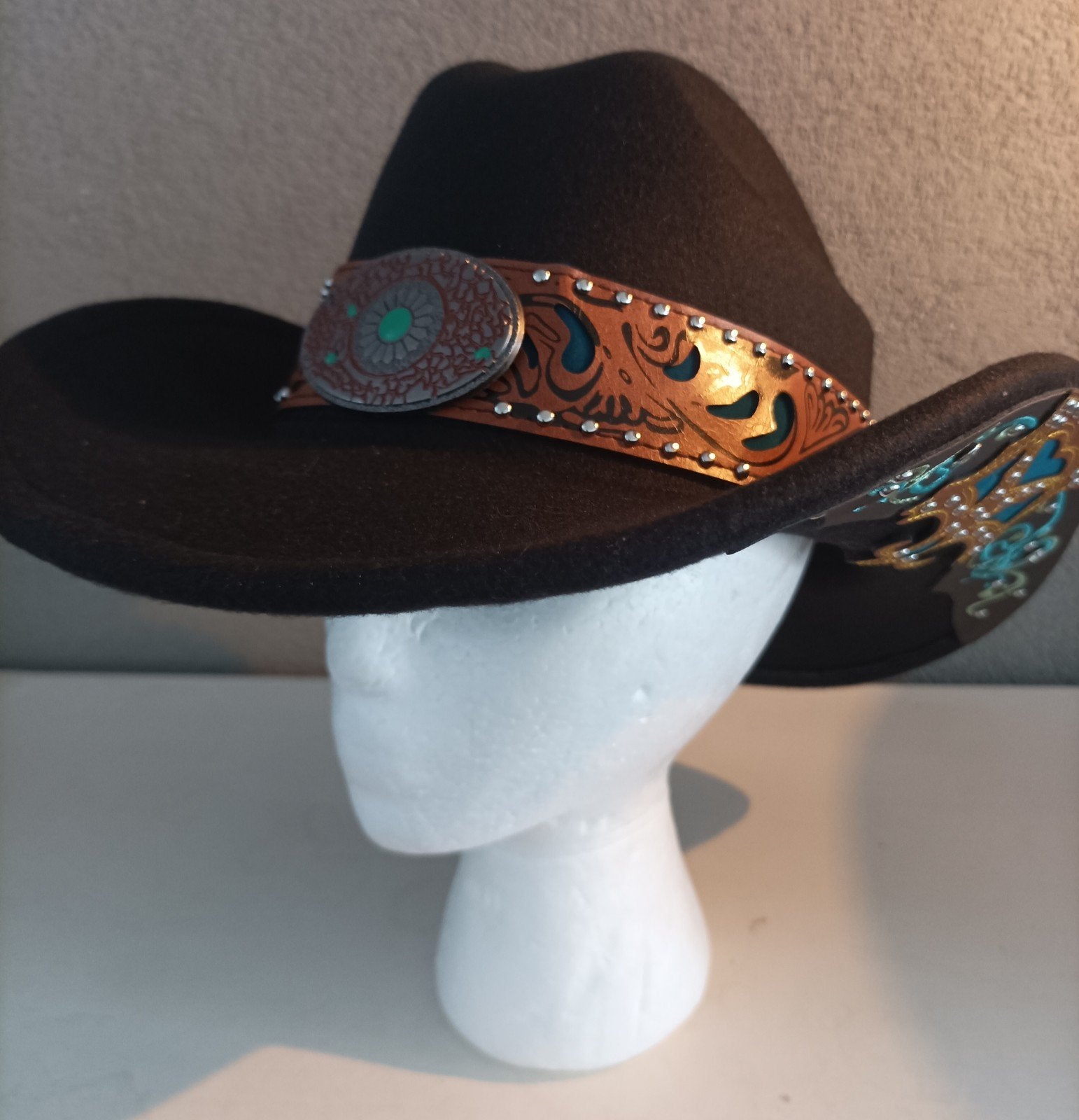 Western hoed., Kleding | Dames, Hoeden en Petten, Nieuw, Hoed, One size fits all, Ophalen of Verzenden