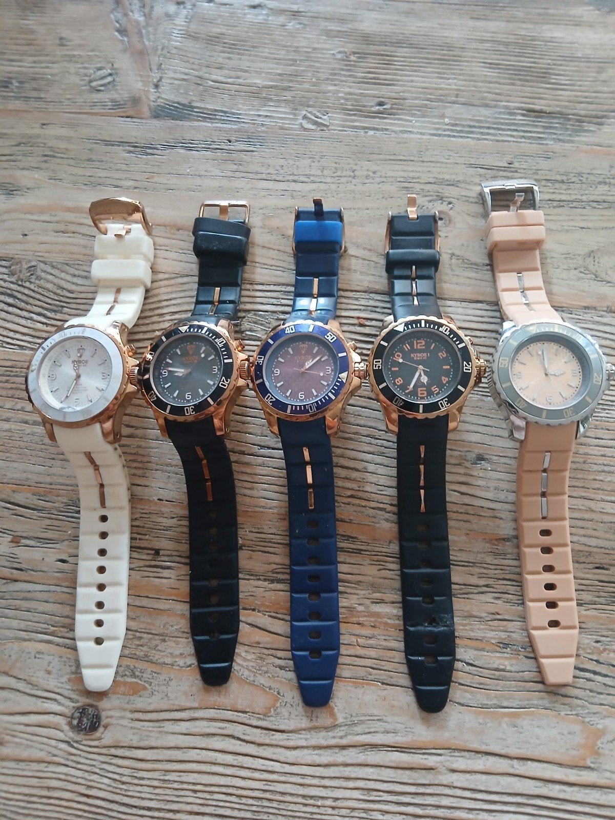 kyboe horloge, Ophalen of Verzenden, Zo goed als nieuw, Staal, Overige merken
