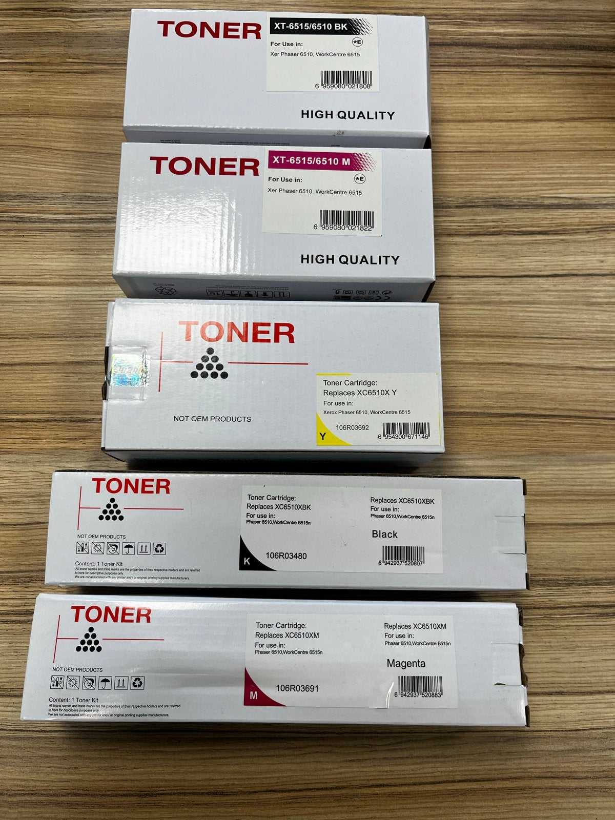 Toners voor Xerox Phaser 6510 / WorkCentre 6515/6516, Computers en Software, Printers, Ophalen of Verzenden, Nieuw, Laserprinter