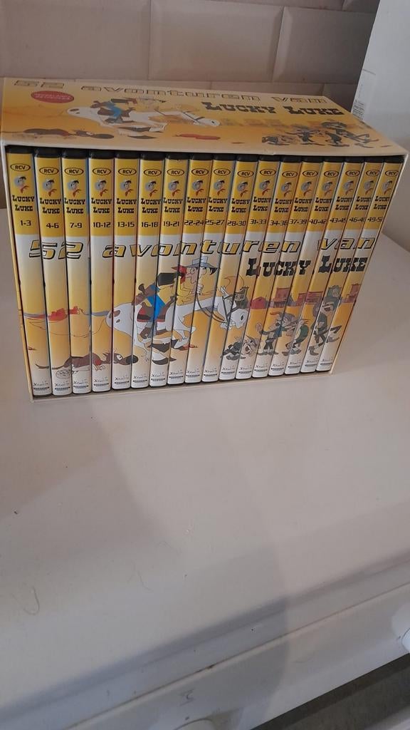 Dvd box set Lucky Luke, Ophalen of Verzenden, Zo goed als nieuw, Tekenfilm, Boxset