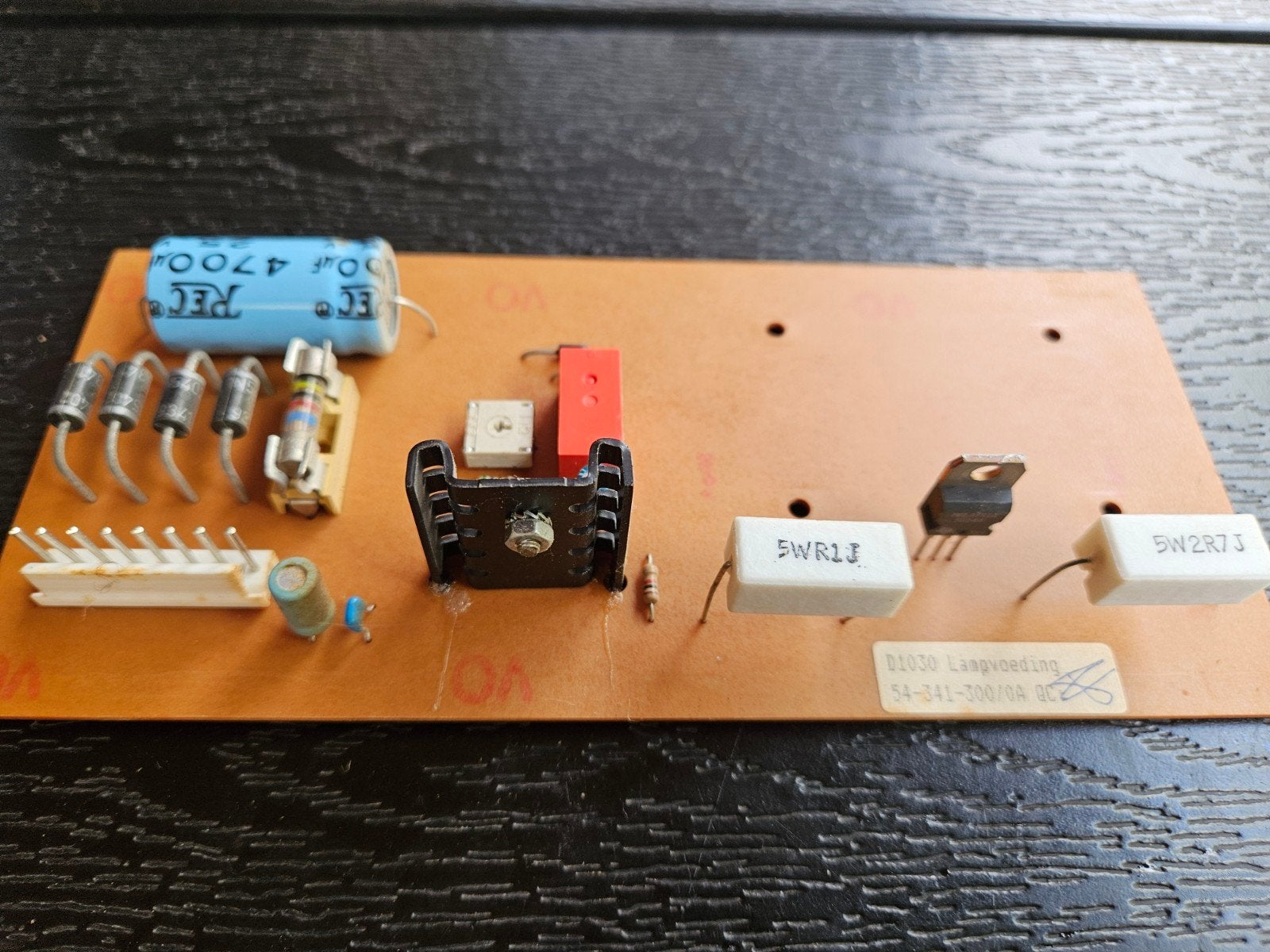 printplaat lampvoeding orgel contenent d1127, Ophalen of Verzenden