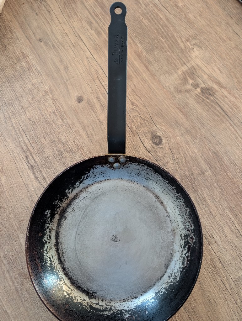 De Buyer Mineral B 28 CM - Gebruikt, Ophalen, Koekenpan, Gebruikt, Gietijzer