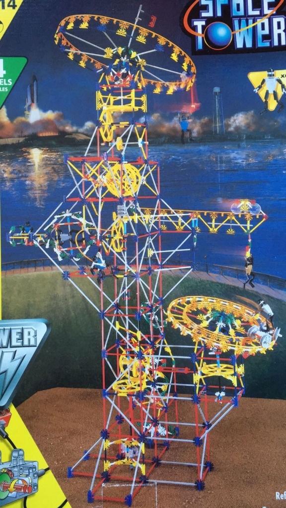 K'NEX Set | Hyper Space Training Tower met 6 Poppetjes, Kinderen en Baby's, Speelgoed | Bouwstenen, Ophalen of Verzenden, Zo goed als nieuw