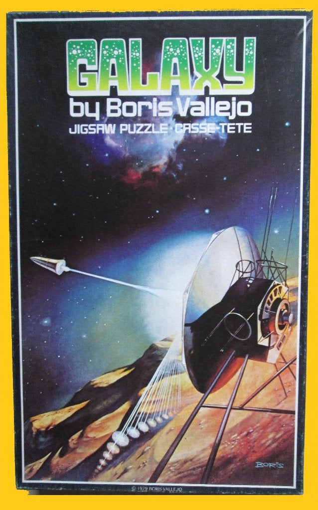 Galaxy, legpuzzel van Boris Vallejo, Ophalen of Verzenden, Minder dan 500 stukjes, Zo goed als nieuw, Legpuzzel