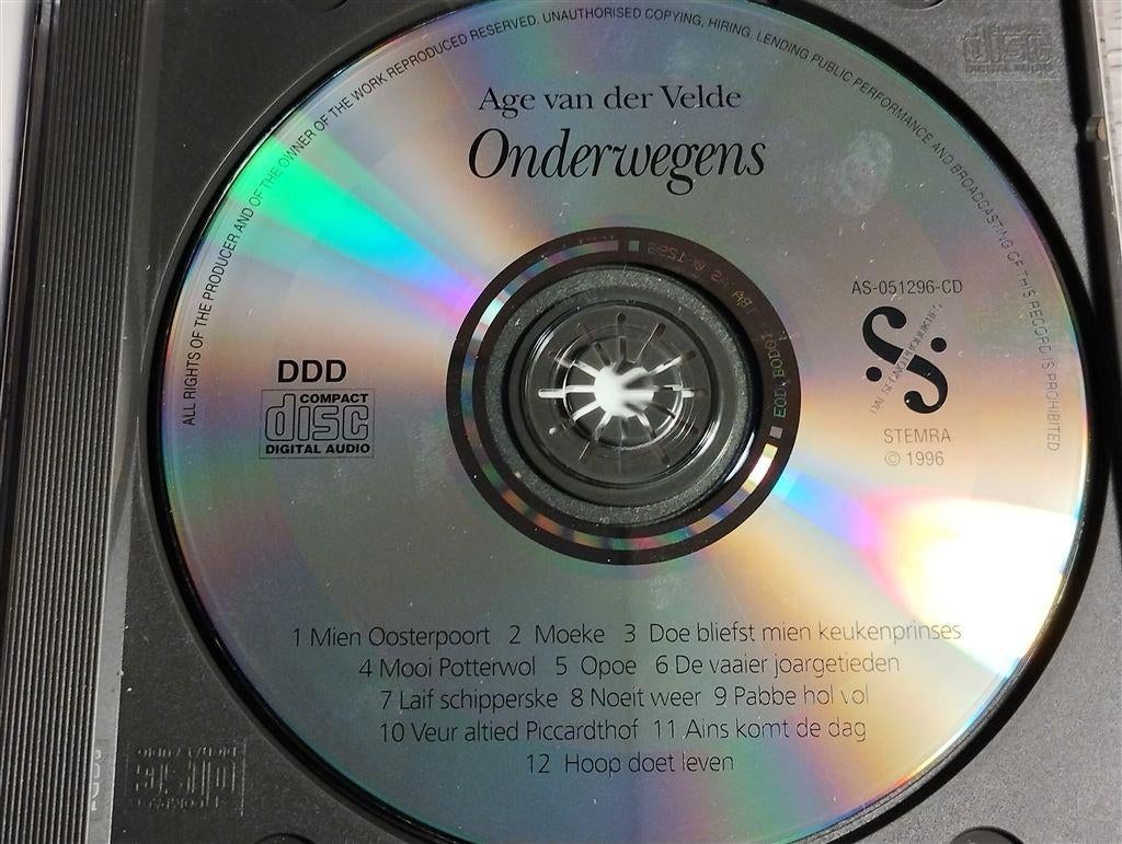 Age Van der Velde - Onderwegens, Ophalen of Verzenden, Zo goed als nieuw, Levenslied of Smartlap