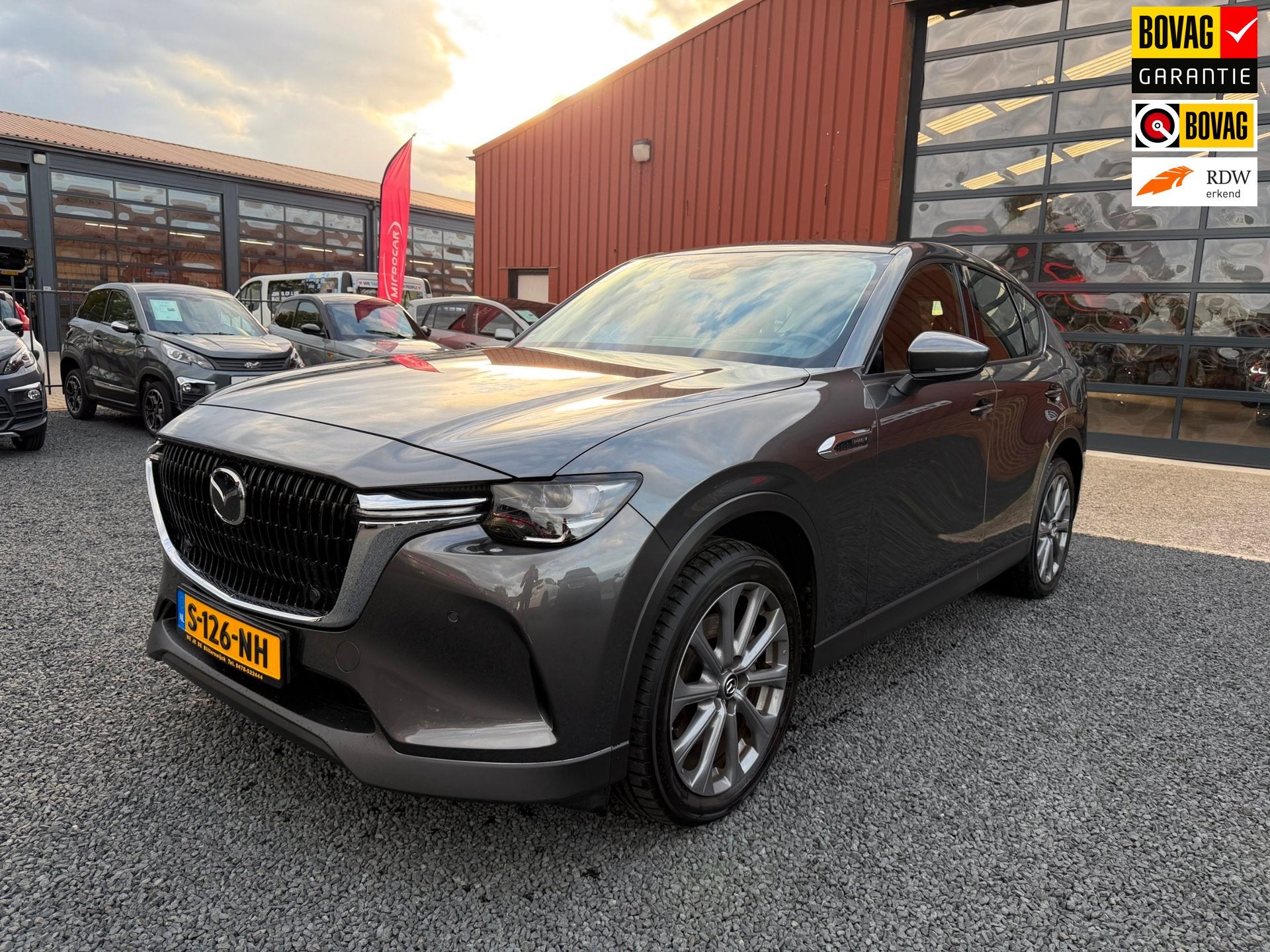 Mazda CX-60 2.5 e-SkyActiv PHEV Exclusive-Line AWD Trekhaak, Auto's, Gebruikt, 2500 kg, Bedrijf, CX-60
