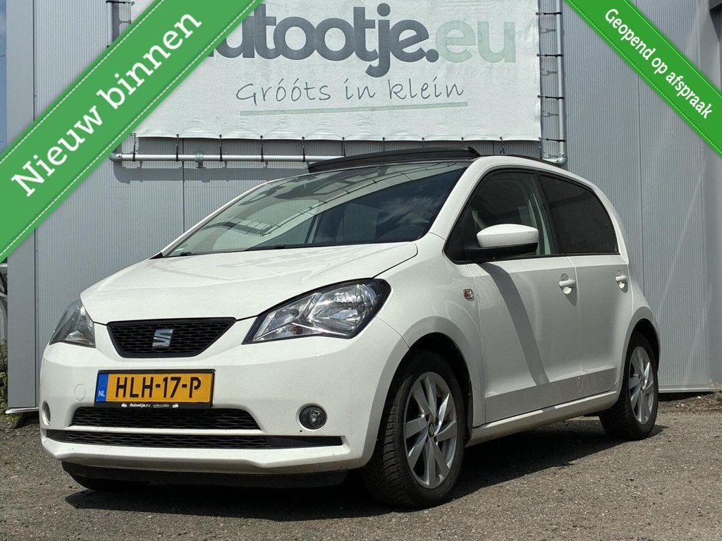 Seat Mii 1.0 Style Sport, panoramadak, Voorwielaandrijving, Euro 5, Stof, Gebruikt