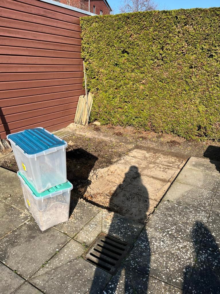 Gratis wit zand af te halen, Tuin en Terras, Zand, Gebruikt, Ophoogzand, Ophalen of Verzenden