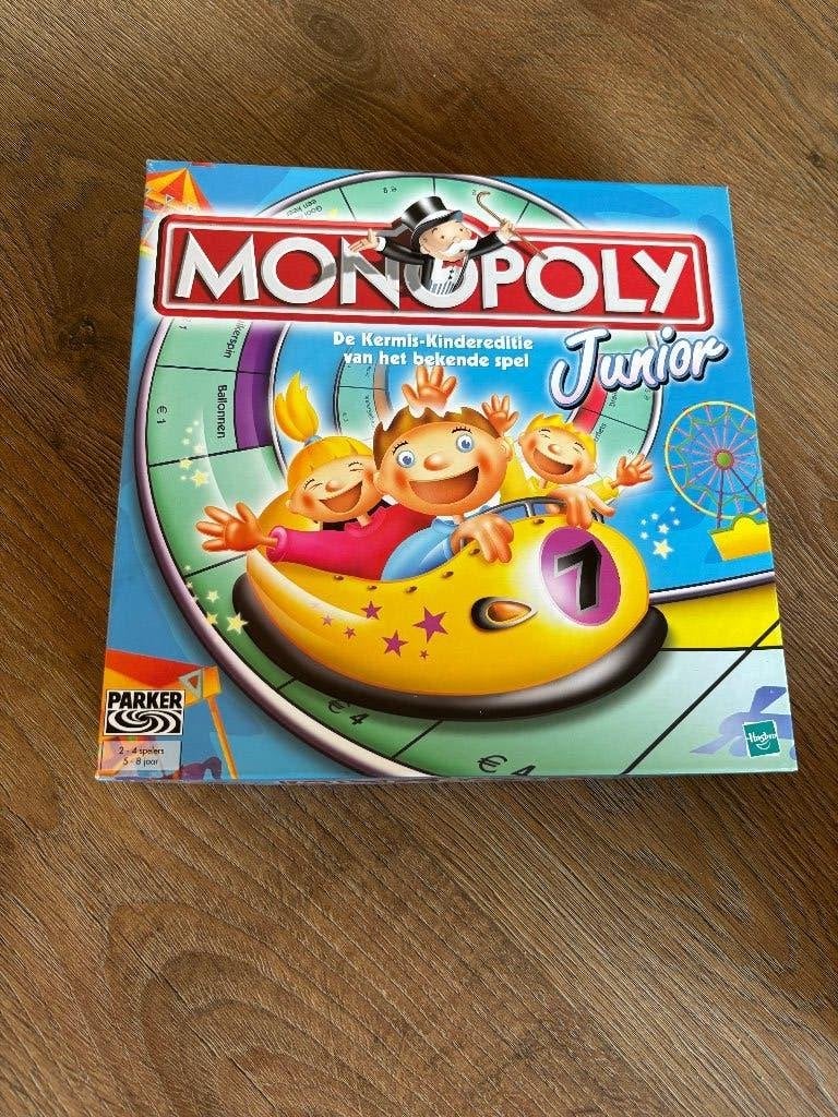 Monopoly junior, Drie of vier spelers, Ophalen of Verzenden, Zo goed als nieuw, Parker