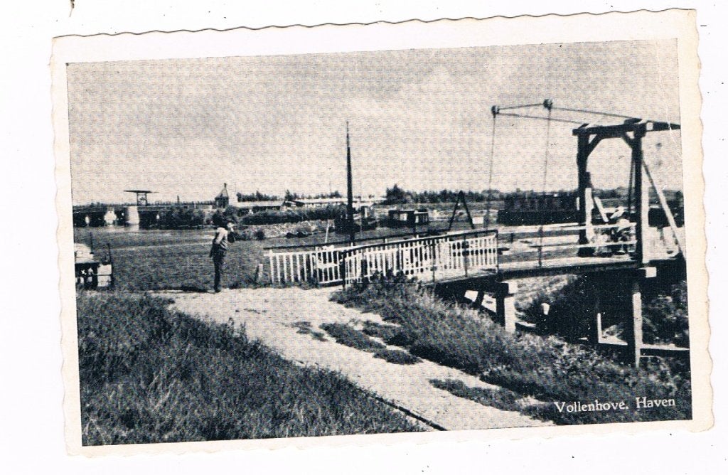4 / VOLLENHOVE : Haven, Ophalen of Verzenden, 1940 tot 1960, Ongelopen, Overijssel