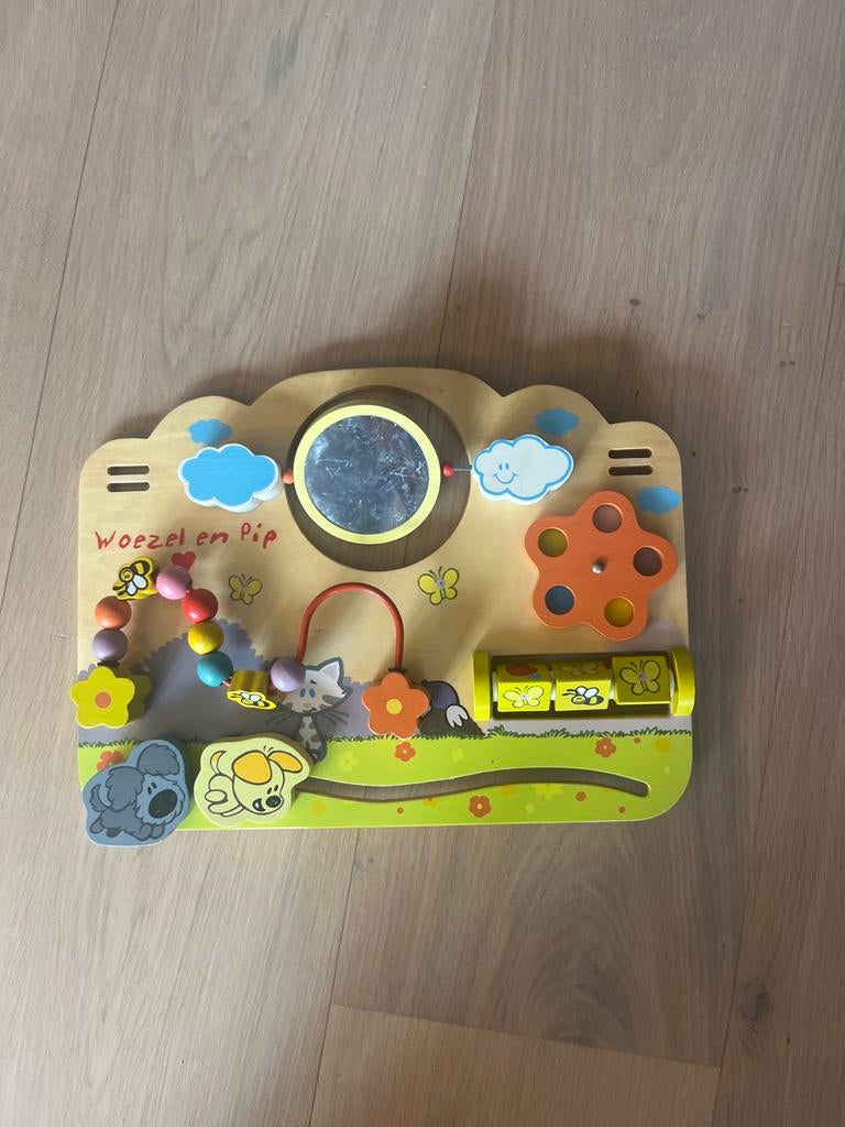 Woezel en Pip Houten Speelbord Baby/Peuter, Ophalen, Gebruikt, Overige typen