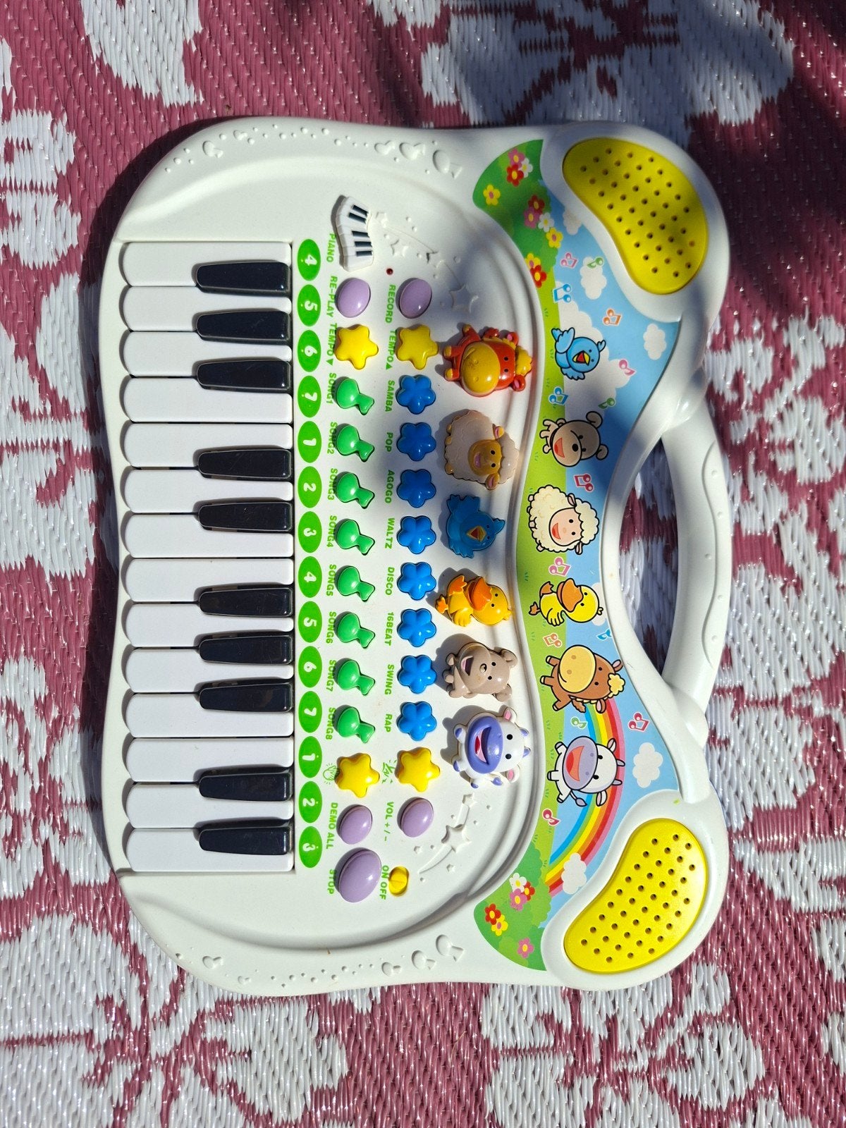 Baby piano met dierengeluiden en muziek, Ophalen, Gebruikt, Overige typen, Met geluid