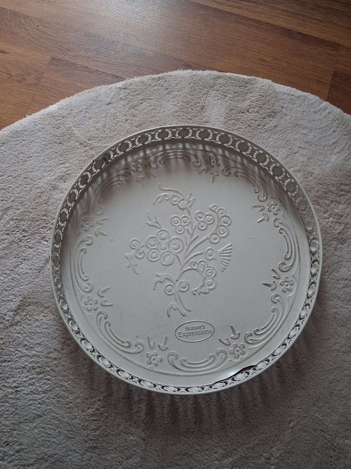 mooie brocante Dienblad, Huis en Inrichting, Woonaccessoires | Dienbladen, Ophalen, Gebruikt, Hout
