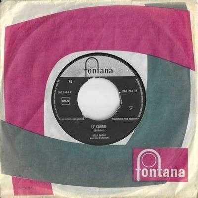 BELA BABAI  & his ORCHESTRA 1959 ZELDZAAM SCHIJFJE ! B1898, Ophalen of Verzenden, Gebruikt, Pop