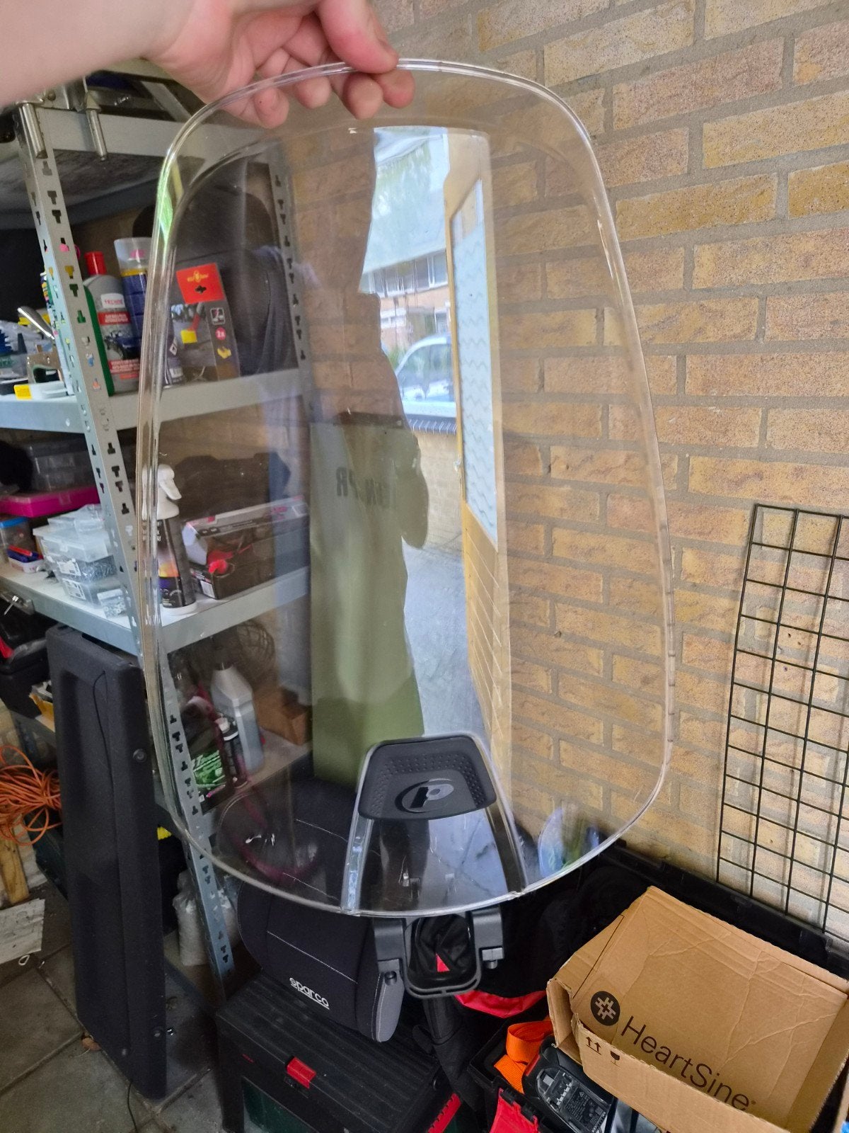 Windscherm- Zo goed als nieuw, Ophalen, Zo goed als nieuw, Overige typen, Piaggio