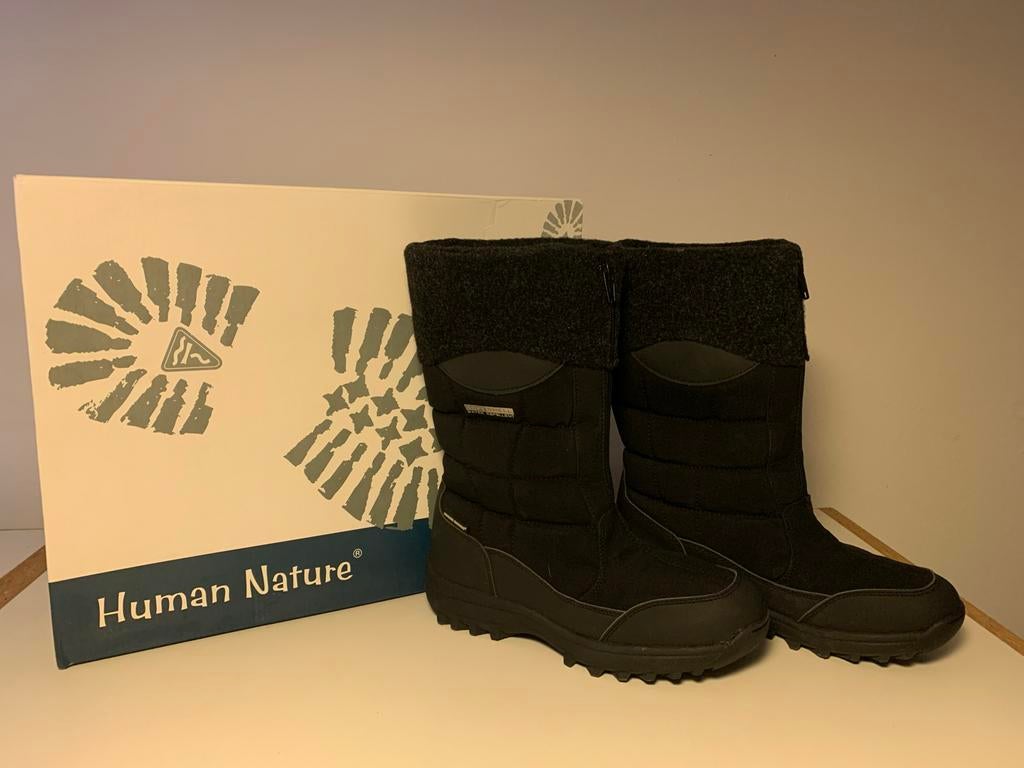Human Nature Snowboots - Zwart - Maat 38, Kleding | Dames, Schoenen, Ophalen, Zo goed als nieuw, Zwart, Snowboots