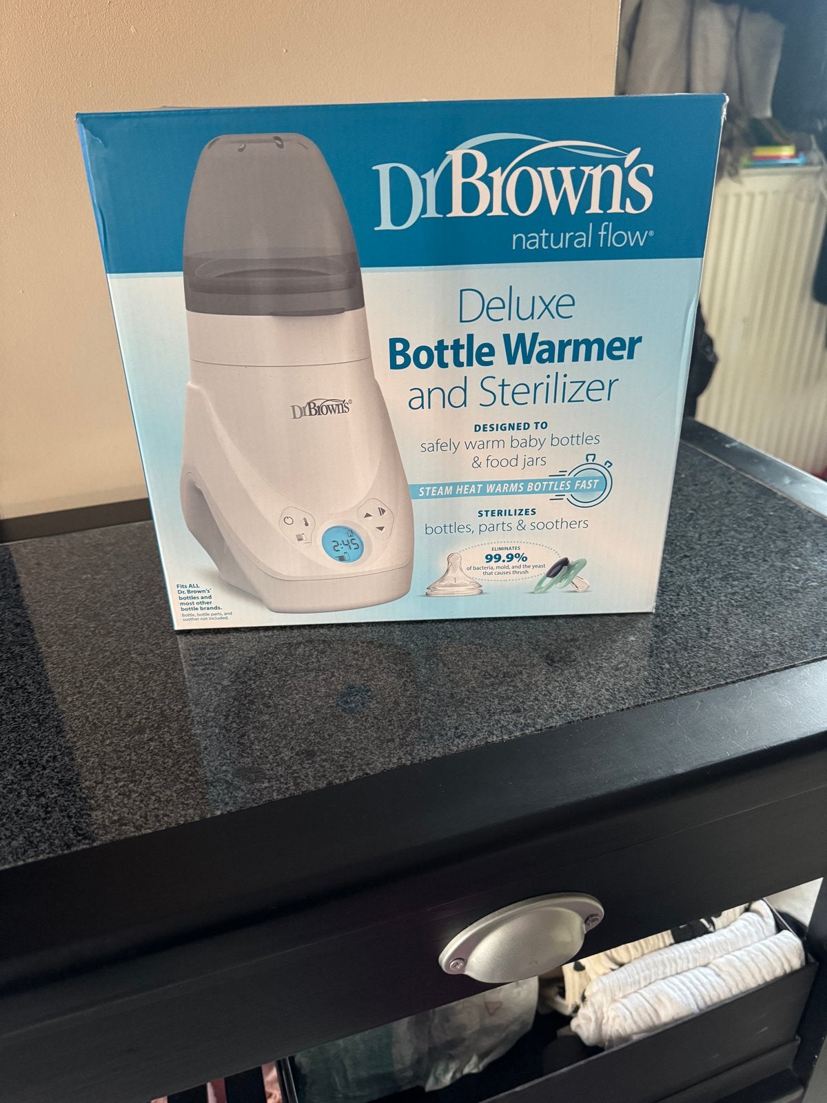 Dr. Brown's Deluxe Flessenwarmer en Sterilisator, Ophalen, Nieuw