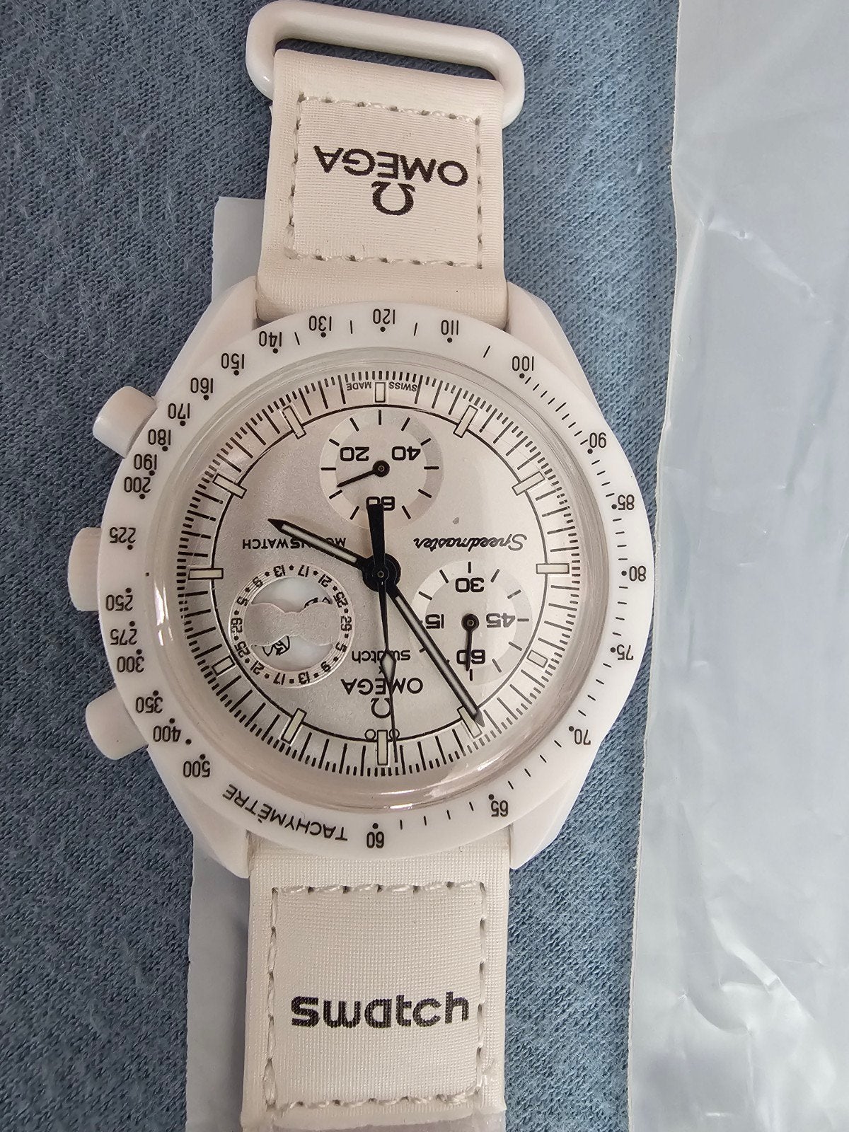 Swatch x Omega Moonswatch Mission to the Moon, Sieraden, Tassen en Uiterlijk, Ophalen of Verzenden