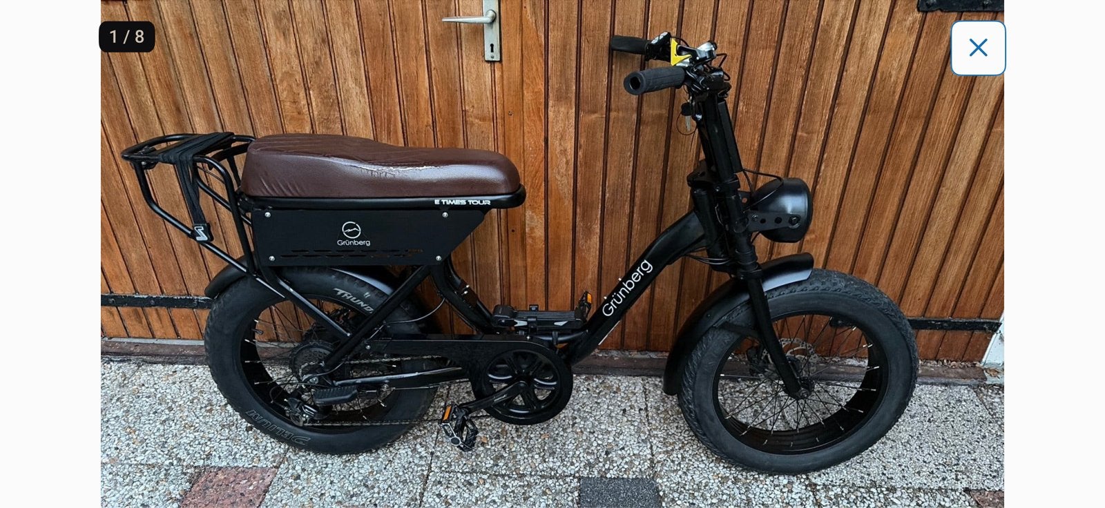 Grunberg fatbike met 2 accu’s Verkeerd in nette, goede staat, Gebruikt, Onbekend, Ophalen of Verzenden, Onbekend