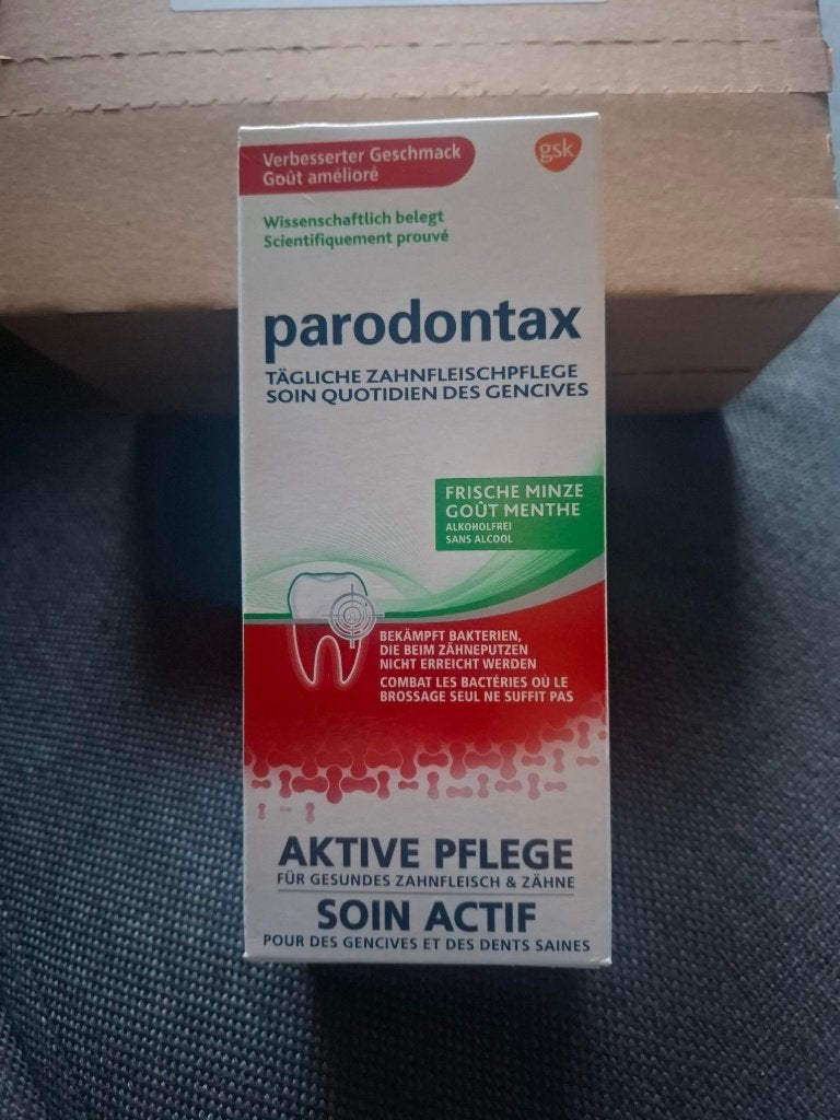 Doos Parodontax Mondwater munt (advr 205), Ophalen of Verzenden, Nieuw, Overige typen