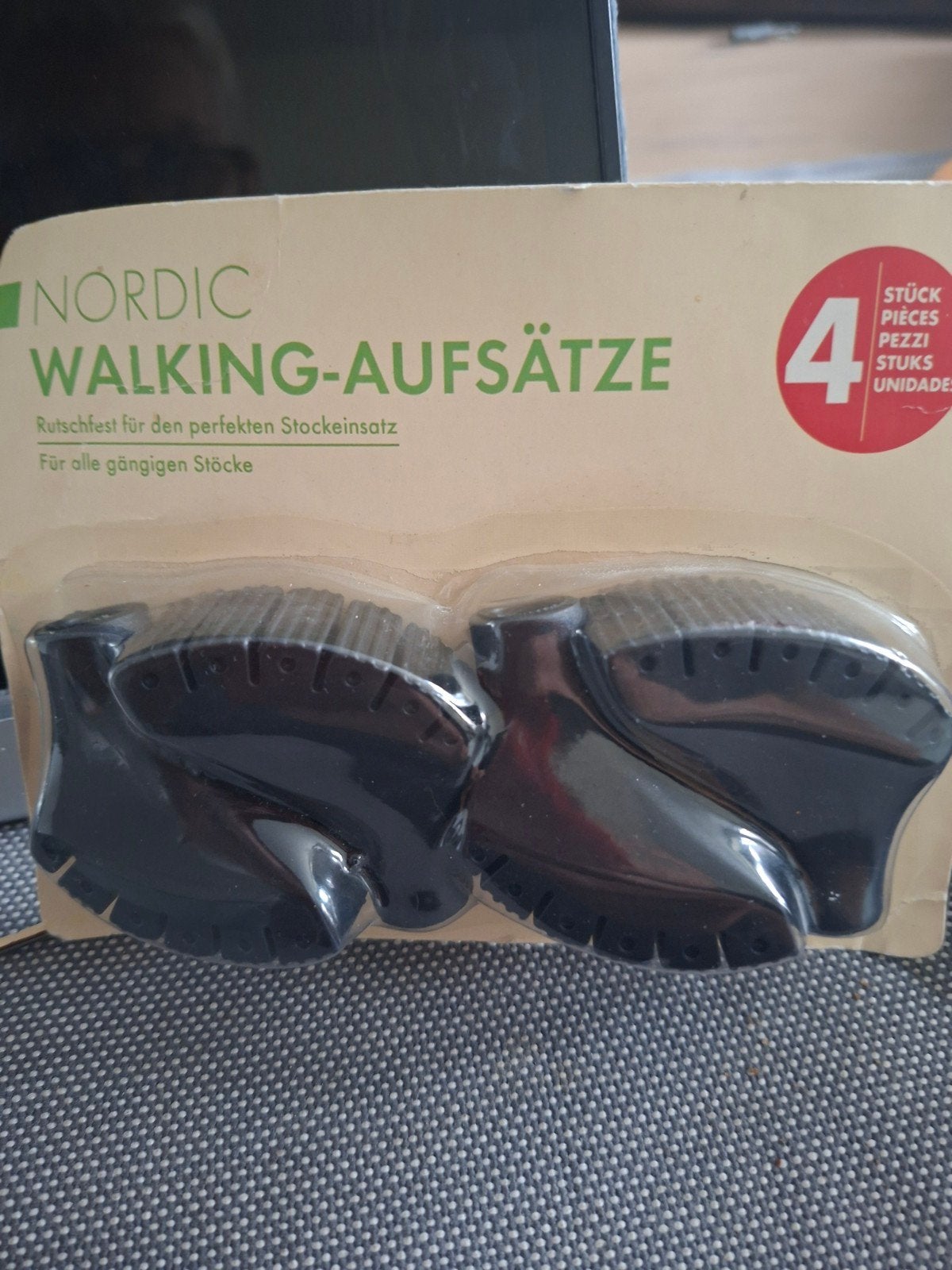 Nordic Walking-Aufsätze / Nordic Walking-Pads (4 stuks), Ophalen of Verzenden, Nieuw, Wandelstok