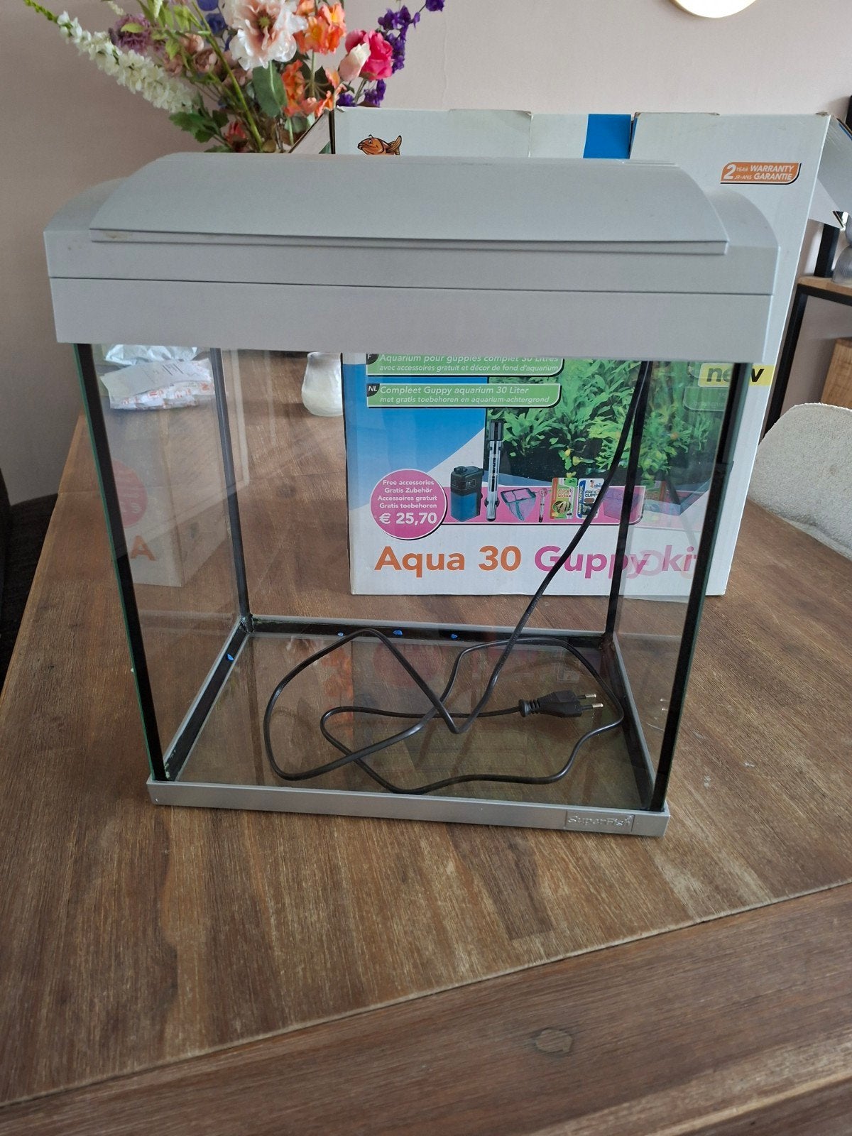 superfish aqua 30, Ophalen of Verzenden, Zo goed als nieuw, Leeg aquarium