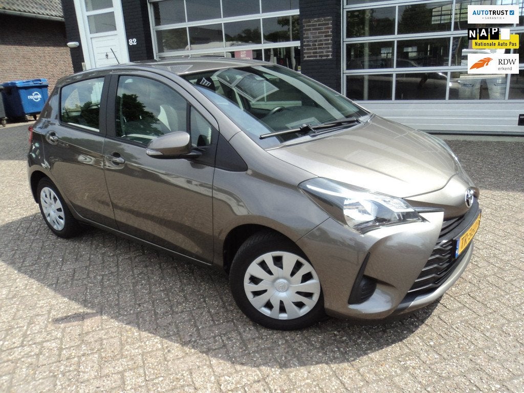 Toyota Yaris 1.0 VVT-i Comfort Cruise Control Airco, Auto's, Voorwielaandrijving, Stof, Origineel Nederlands, Bedrijf