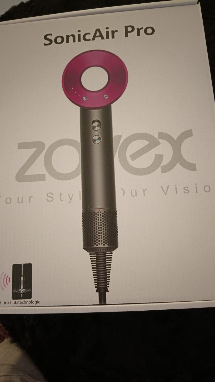 SonicAir Pro Föhn - Zoovex Haarstyling Apparaat, Ophalen of Verzenden, Nieuw, Haarverzorging