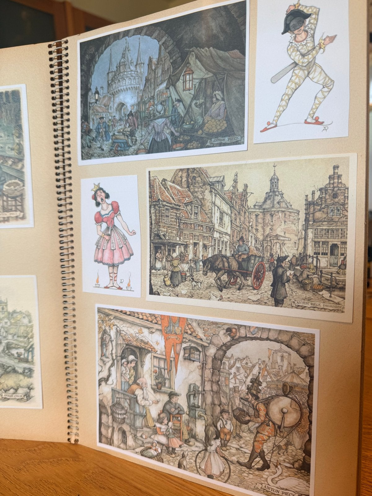 Circa 120 Anton Pieck - Enkhuizen - Nostalgische Prenten, Ophalen, Print, Prent