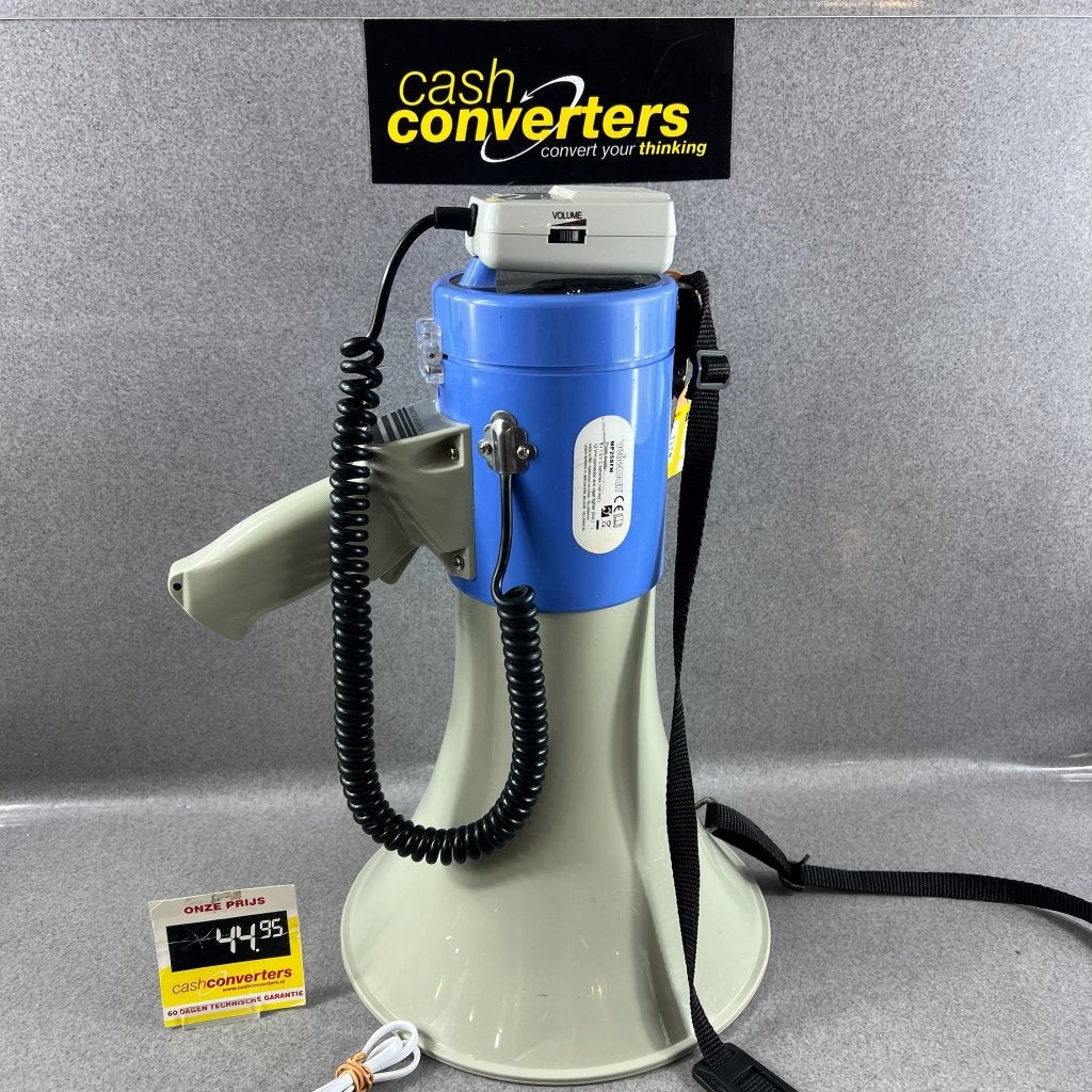 Megaphone Velleman MP25SFM met accu | in tas | 412048, Muziek en Instrumenten, Ophalen of Verzenden, Gebruikt, Overige typen, Draadloos