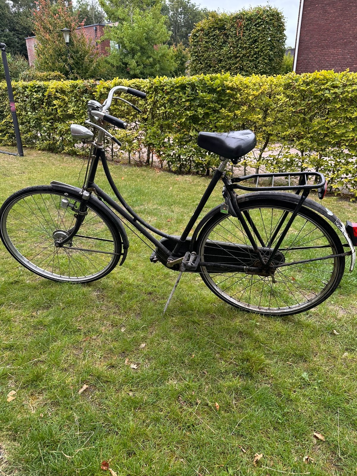 Ouderwetse Gazelle omafiets met stangremmen, Ophalen, Gebruikt, Handrem