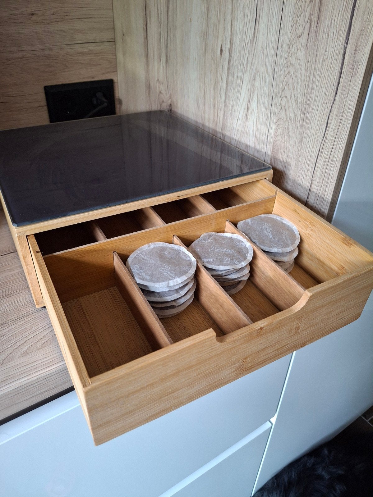 Opbergbox voor koffie of thee., Huis en Inrichting, Theedoos, Ophalen of Verzenden, Nieuw