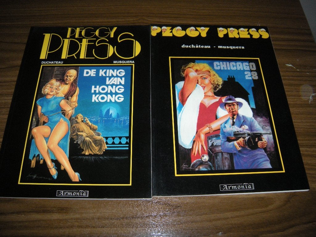 Peggy Press 2 delen SC, Boeken, Complete serie of reeks, Ophalen of Verzenden, Zo goed als nieuw