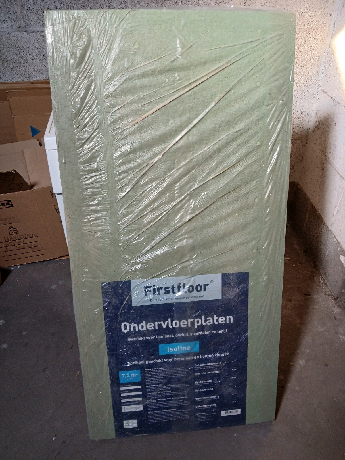 Ondervloerplaten laminaat, Doe-het-zelf en Verbouw, Vloerdelen en Plavuizen, Ophalen, 50 tot 150 cm, Nieuw, 10 tot 30 cm