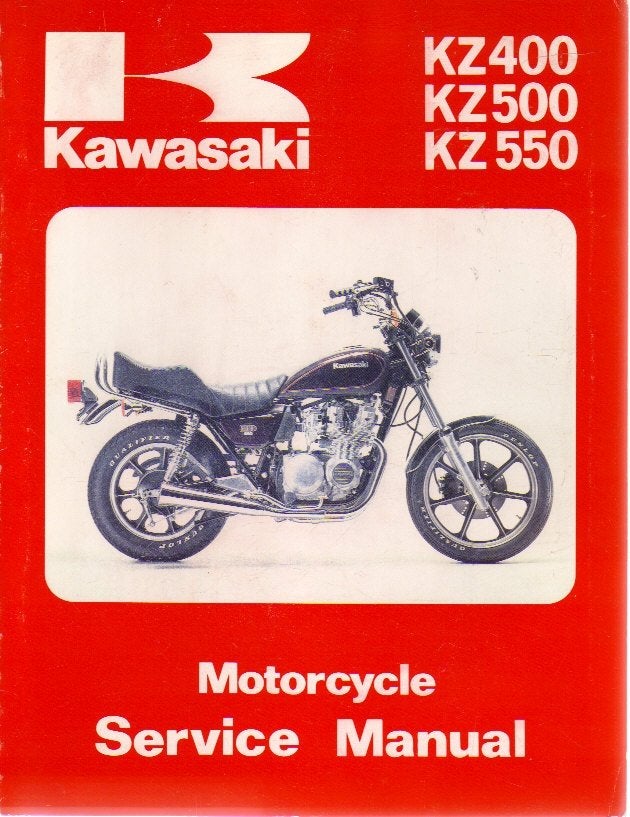 Kawasaki KZ400 KZ500 KZ550 1979-1982 service manual (2587z), Motoren, Verzenden, Kawasaki