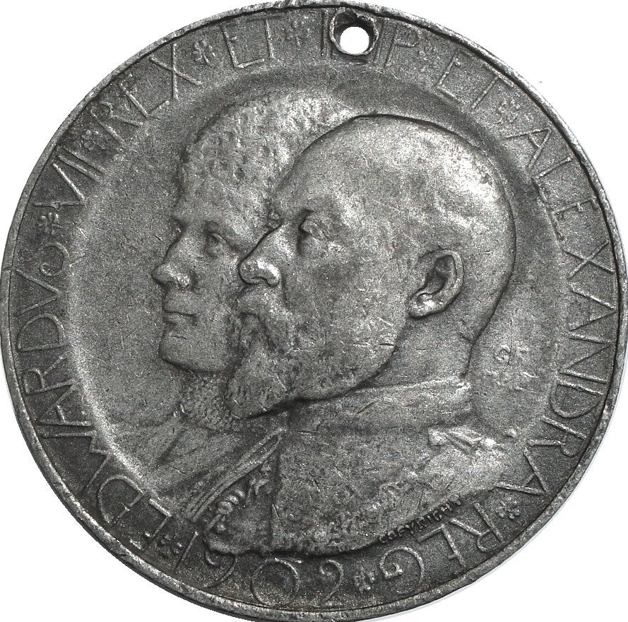 Verenigd Koninkijk medaille kroning Edward VII 1902, Ophalen of Verzenden, Overige materialen, Buitenland