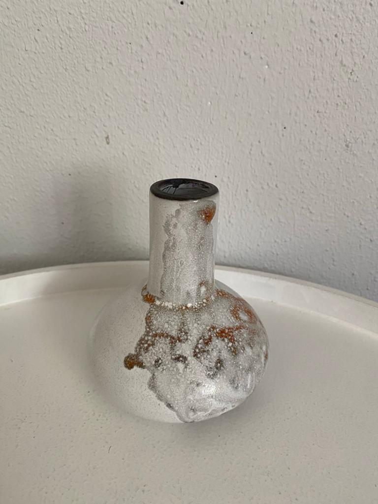 Westraven Keramische Fat Lava Vaas - 10 cm Hoog, Ophalen of Verzenden