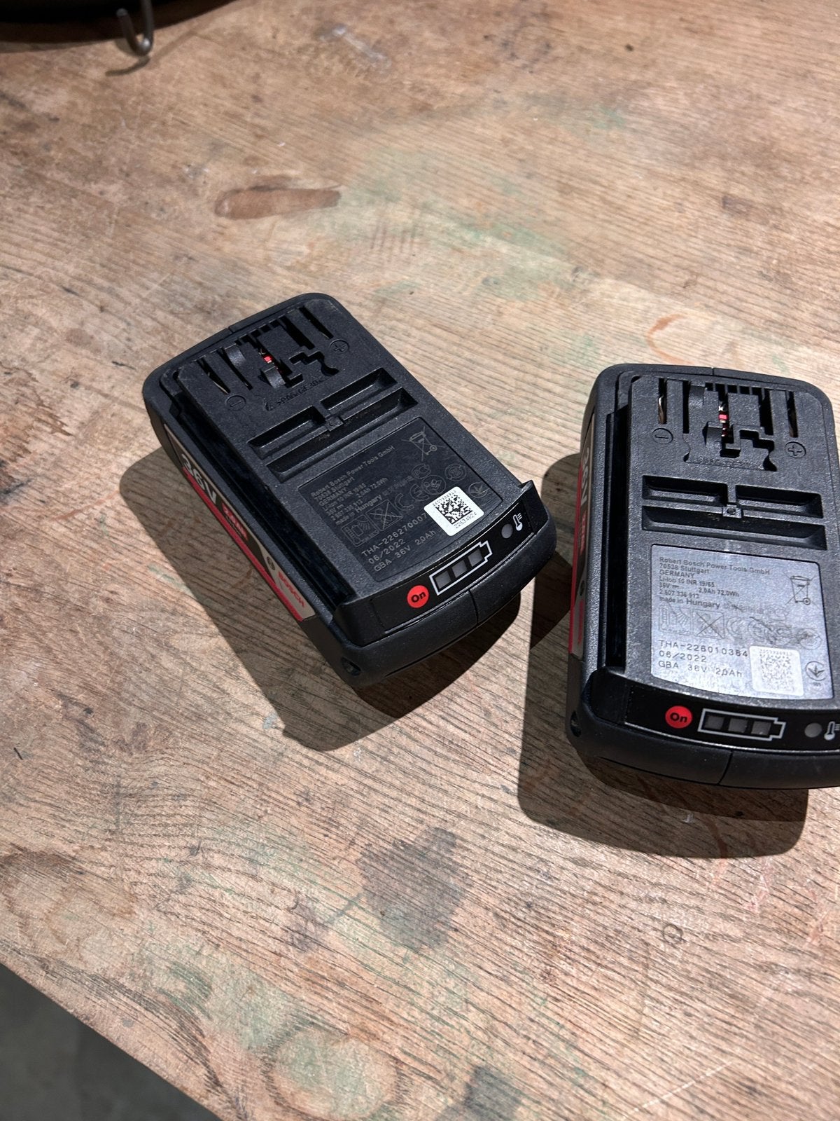 Bosch GBA 36v accu z.g.a.n., Ophalen of Verzenden, Zo goed als nieuw
