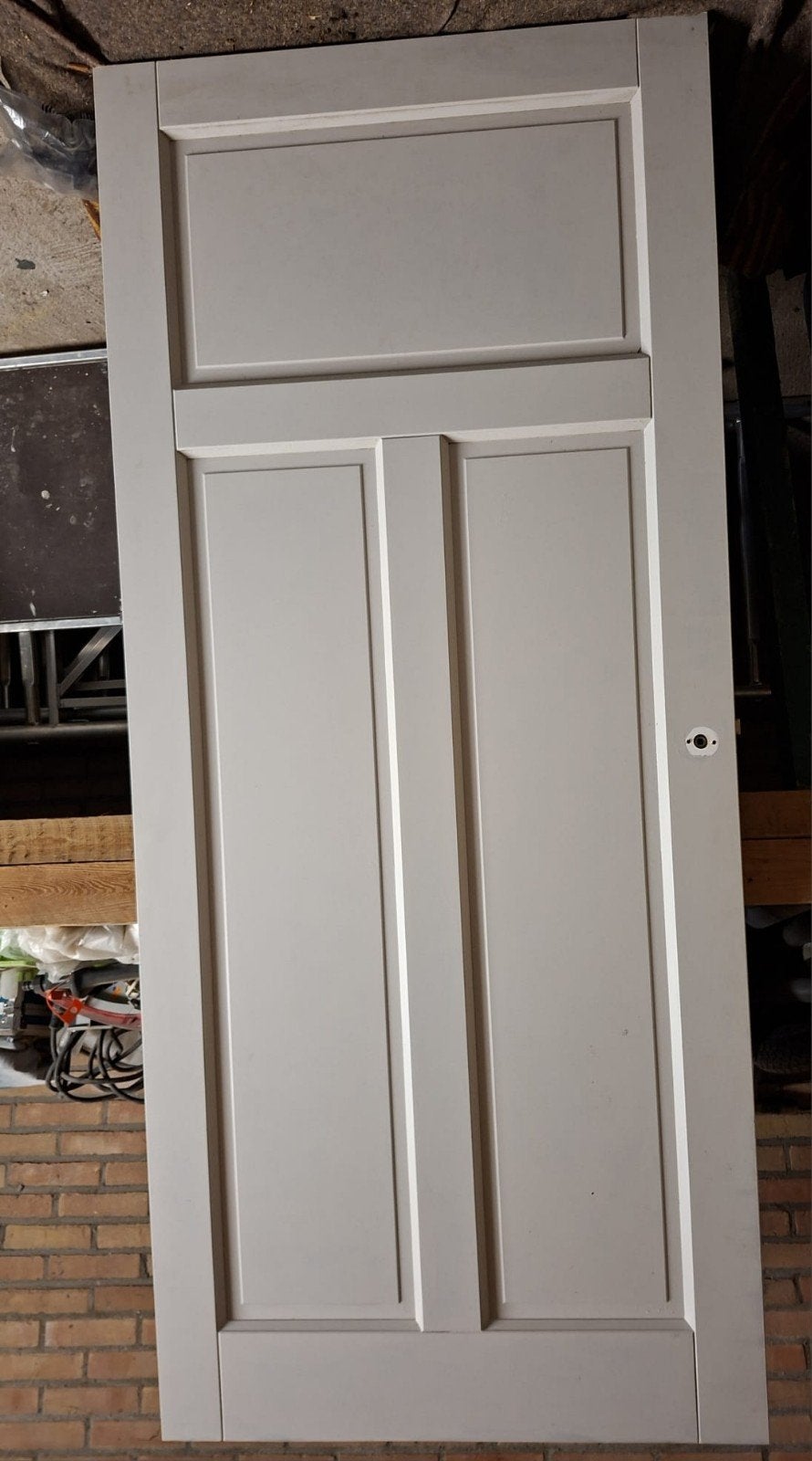 Houten deur 211 x 92,5 cm, Ophalen