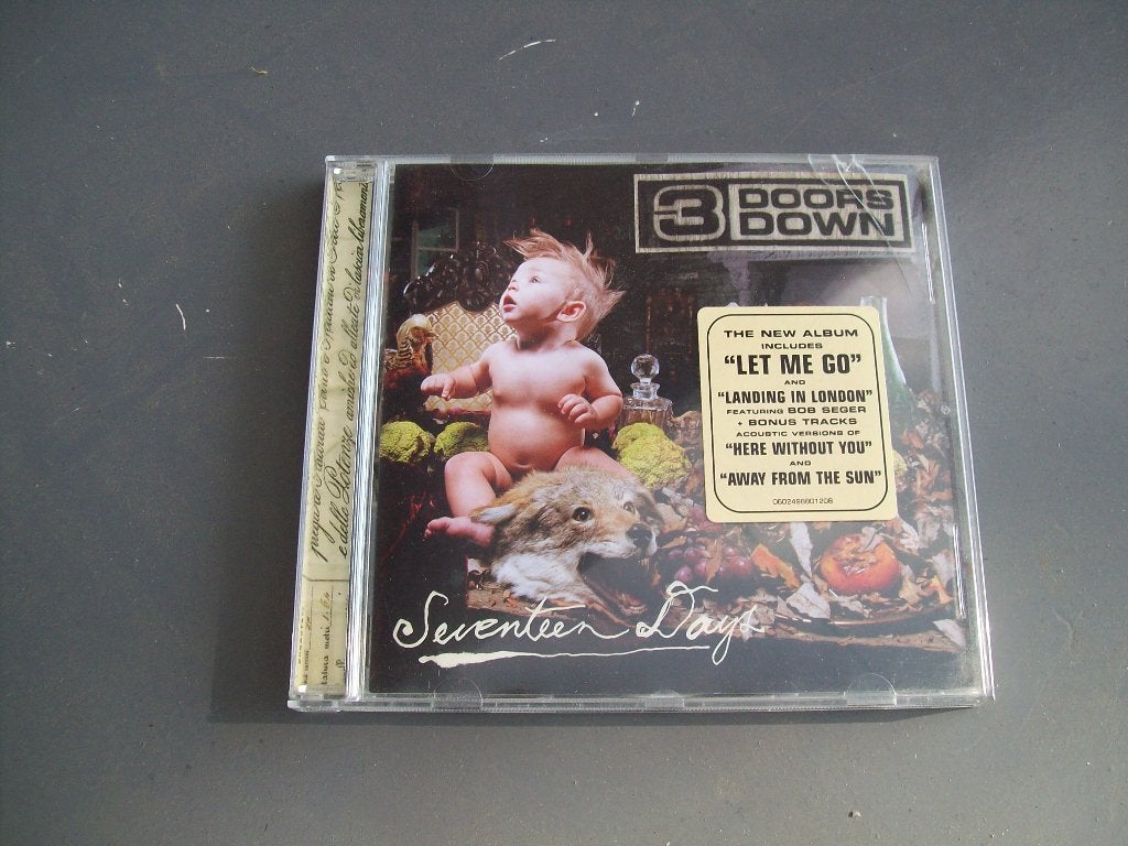 CD : 3 doors down - seventeen days, Ophalen of Verzenden, Zo goed als nieuw, Poprock