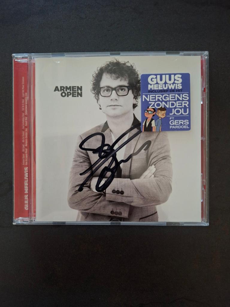 Guus Meeuwis - Armen Open (Gesigneerd CD), Cd's en Dvd's, Ophalen of Verzenden, Zo goed als nieuw, Pop