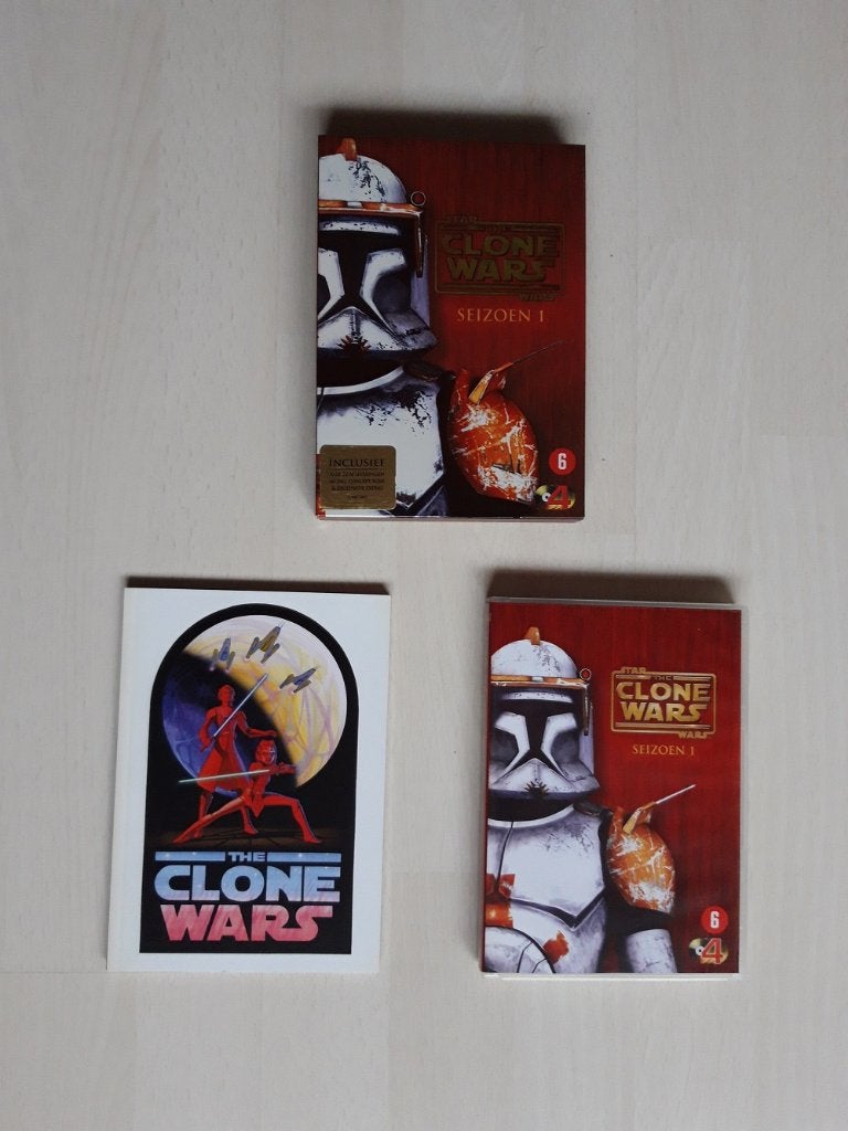 Star Wars The Clone Wars seizoen 1 DVD, Verzenden, Zo goed als nieuw, Overige typen